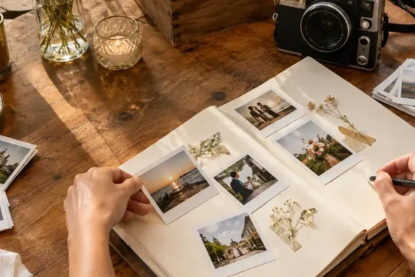 Skip the QR Code: A Retro-Print Guestbook Creates a Better Wedding Keepsake