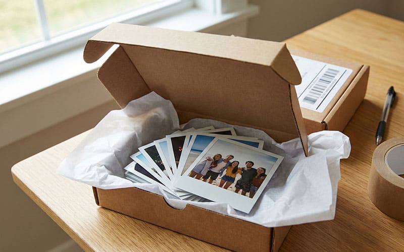 Mini box for photos